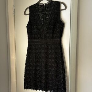 Elegant Black Lace Dress
